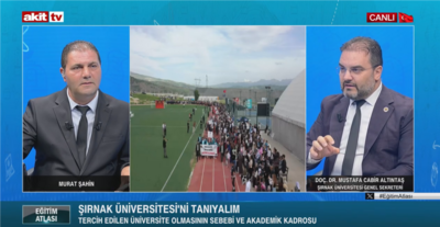 Doç. Dr. Mustafa Cabir Altıntaş Akit TV’de Üniversitemizi Tanıttı
